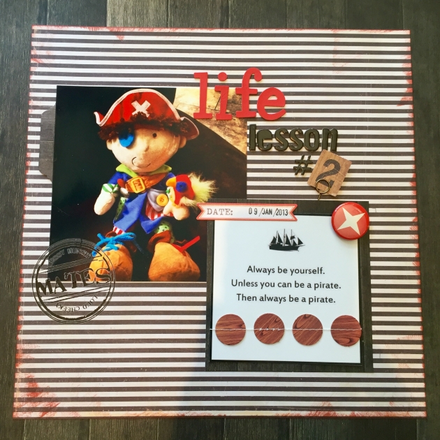 Life Lessons in a Scrapbook – Lesson #2